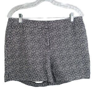 Apt 9 Black White Geo Plaid Shorts